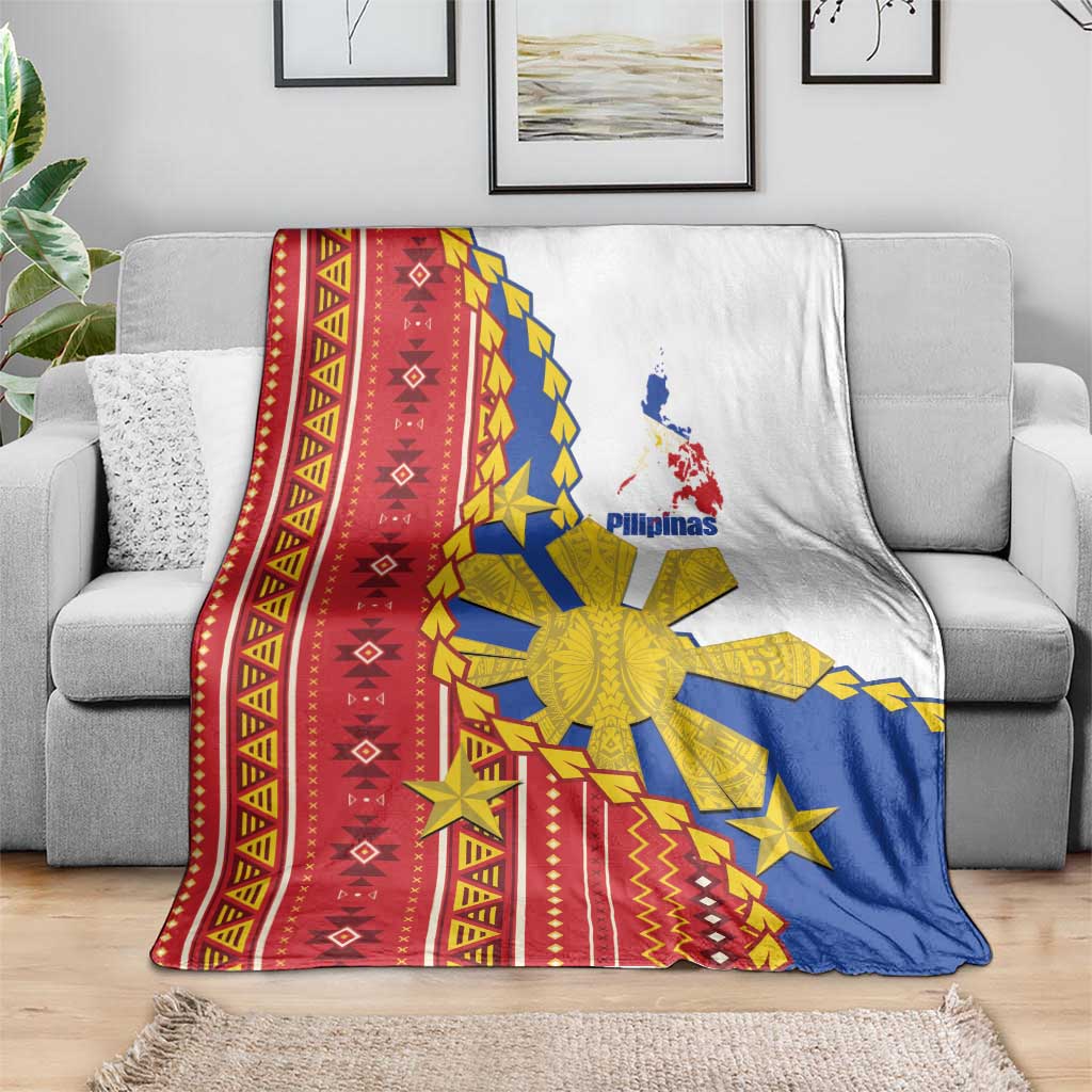 Philippines Independence Day Blanket Pilipinas Sun Stars Igorot Pattern
