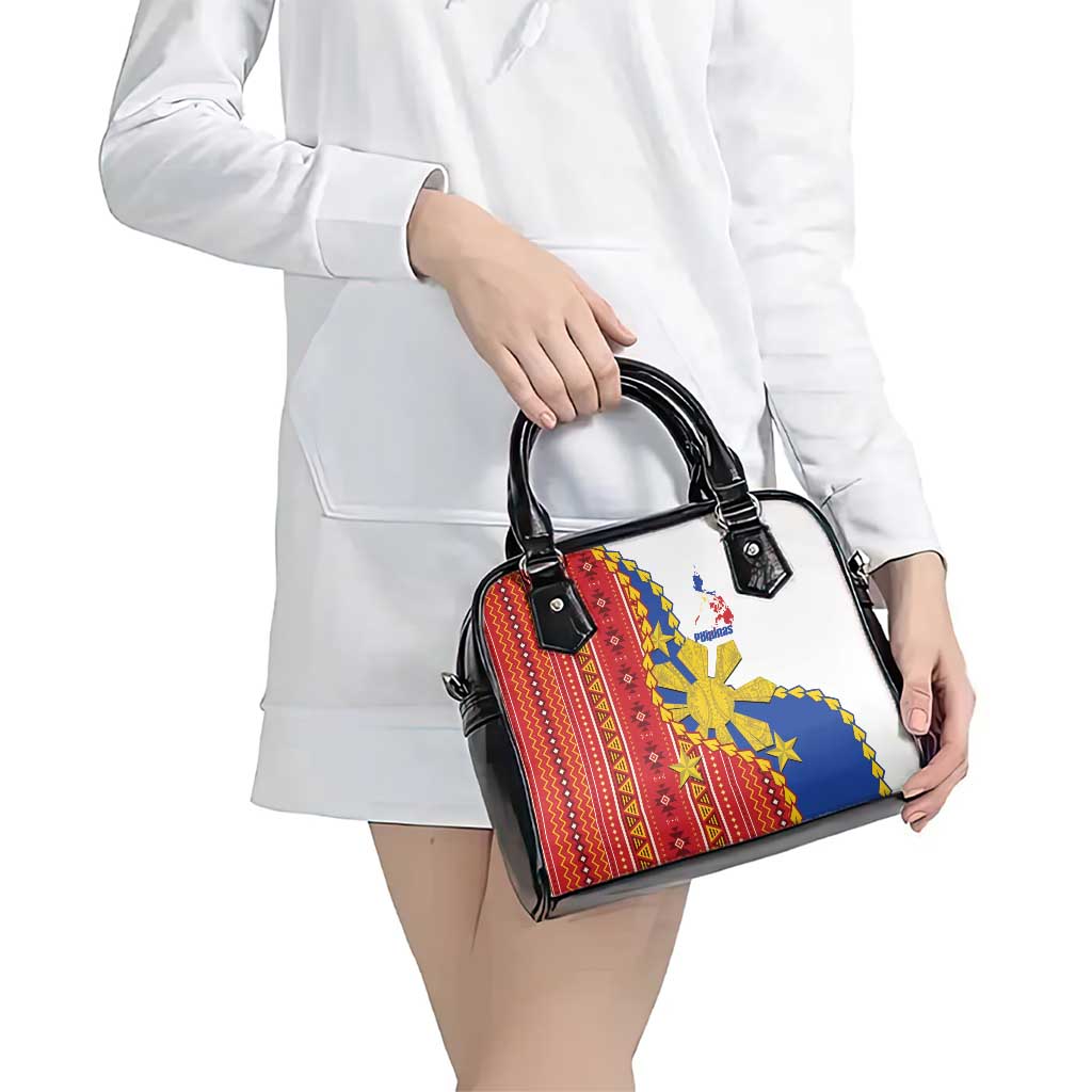 Philippines Independence Day Shoulder Handbag Pilipinas Sun Stars Igorot Pattern
