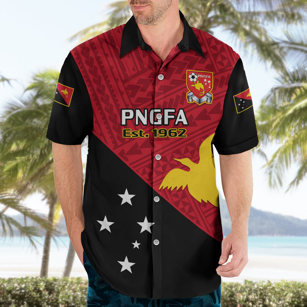 Papua New Guinea Football Hawaiian Shirt Go PNG Polynesian Pattern Sporty Style LT14 - Polynesian Pride