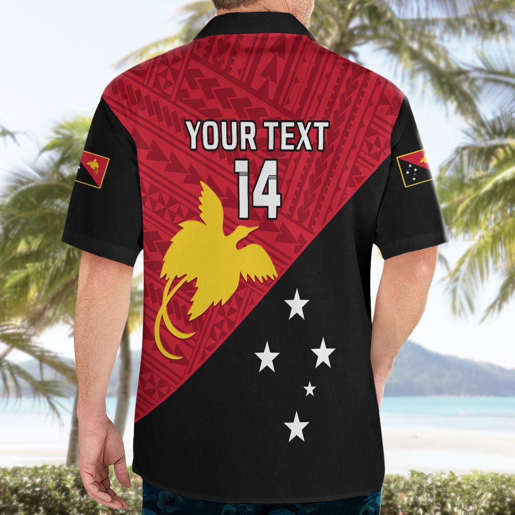 Personalised Papua New Guinea Football Hawaiian Shirt Go PNG Polynesian Pattern Sporty Style LT14 - Polynesian Pride