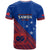 Samoa Football T Shirt Samoan Coat Of Arm Polynesian Sporty Style LT14 - Polynesian Pride