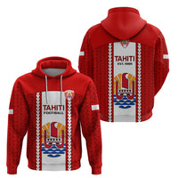 Tahitian Football Hoodie Tahiti Coat of Arm Polynesian Sporty Style LT14 - Polynesian Pride