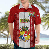 Tonga Football Hawaiian Shirt Tongan Ngatu Pattern Sporty Style LT14 - Polynesian Pride