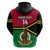 Custom Vanuatu Football Hoodie Vanuatuan Coat of Arm Polynesian Flag Style LT14 - Polynesian Pride