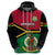 Custom Vanuatu Football Hoodie Vanuatuan Coat of Arm Polynesian Flag Style LT14 - Polynesian Pride