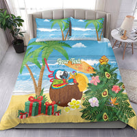 Chilling Parrot Hawaii Summer Christmas Personalized Bedding Set It's 5 O'Clock Somewhere Beachy Vibes LT14 - Polynesian Pride