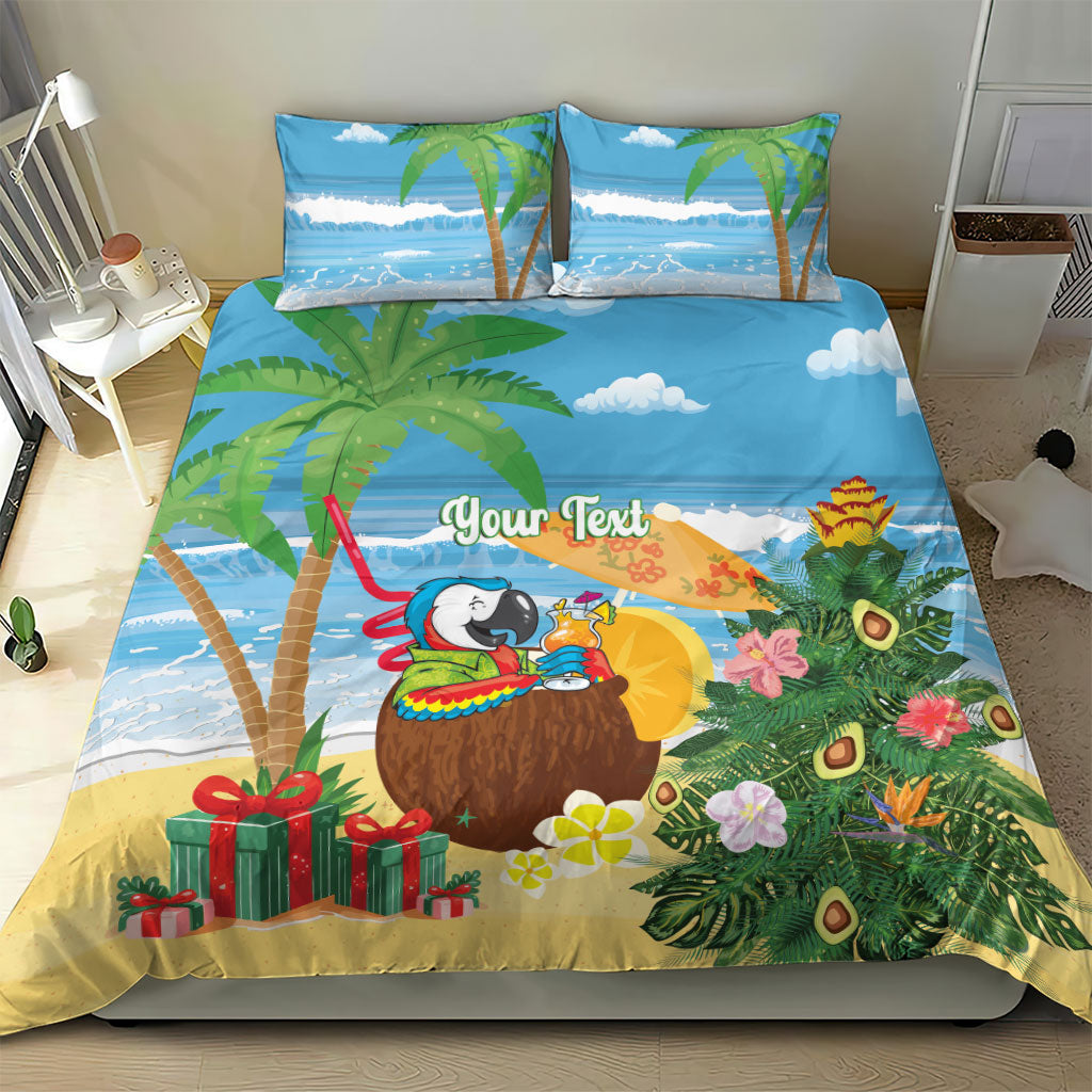 Chilling Parrot Hawaii Summer Christmas Personalized Bedding Set It's 5 O'Clock Somewhere Beachy Vibes LT14 - Polynesian Pride