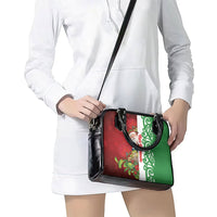 Meri Kirihimete New Zealand Shoulder Handbag Cute Santa NZ Animals and Pohutukawa LT14 - Polynesian Pride