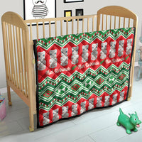 New Zealand Christmas In July Quilt Meri Kirihimete Hei Tiki Taniko Motifs Seamless LT14 - Polynesian Pride