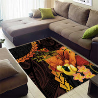 Papua New Guinea Independence Day Area Rug 50th Anniversary Papua Niu Gini Bird Of Paradise LT14 - Polynesian Pride