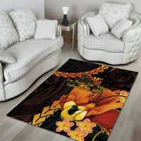 Papua New Guinea Independence Day Area Rug 50th Anniversary Papua Niu Gini Bird Of Paradise LT14 - Polynesian Pride