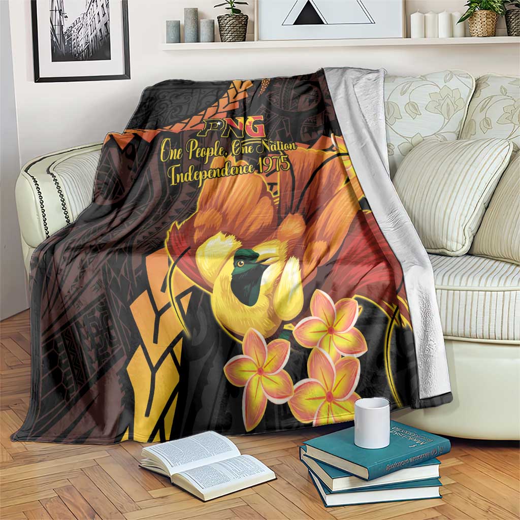 Papua New Guinea Independence Day Blanket 50th Anniversary Papua Niu Gini Bird Of Paradise LT14