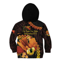 Papua New Guinea Independence Day Kid Hoodie 50th Anniversary Papua Niu Gini Bird Of Paradise LT14