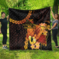 Papua New Guinea Independence Day Quilt 50th Anniversary Papua Niu Gini Bird Of Paradise LT14 - Polynesian Pride