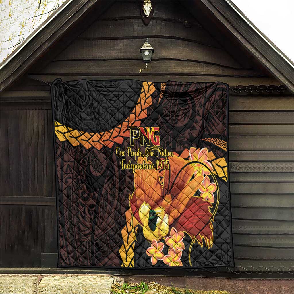 Papua New Guinea Independence Day Quilt 50th Anniversary Papua Niu Gini Bird Of Paradise LT14 - Polynesian Pride