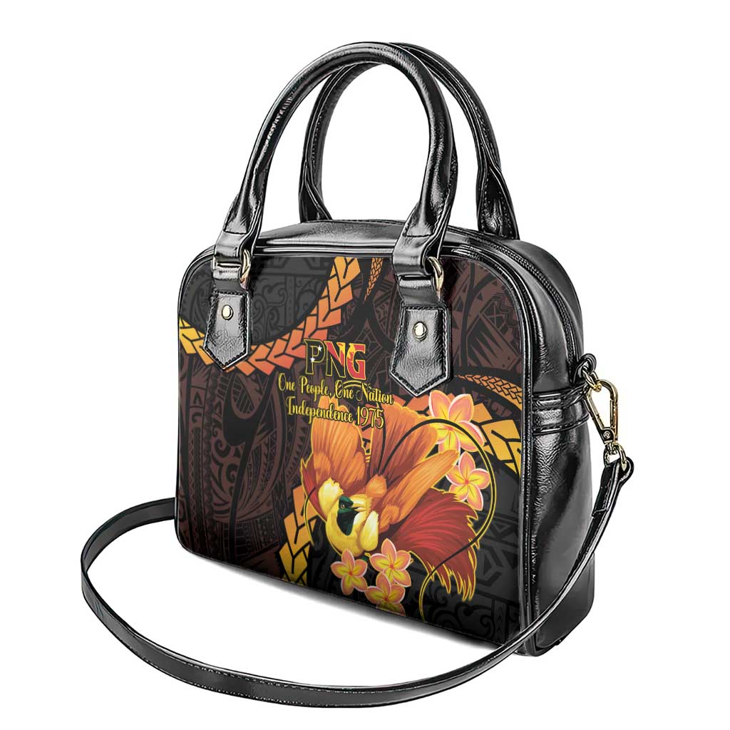 Papua New Guinea Independence Day Shoulder Handbag 50th Anniversary Papua Niu Gini Bird Of Paradise LT14 - Polynesian Pride