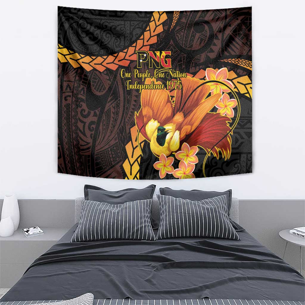 Papua New Guinea Independence Day Tapestry 50th Anniversary Papua Niu Gini Bird Of Paradise LT14 - Polynesian Pride