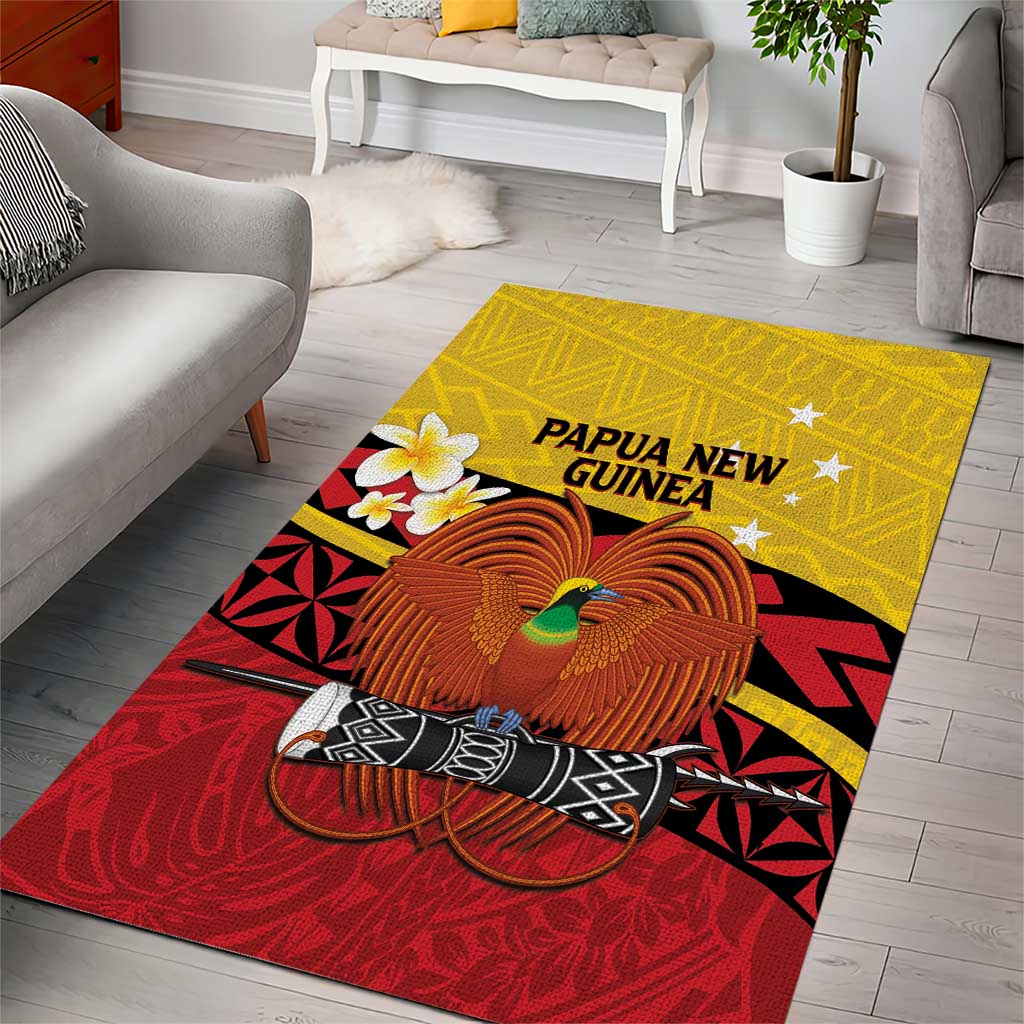 Papua New Guinea Independence Day Area Rug Since 1975 Unity In Diversity LT14 - Polynesian Pride