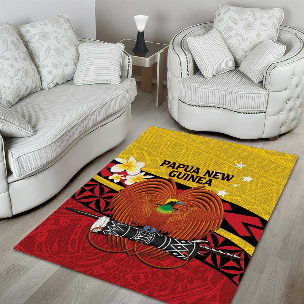 Papua New Guinea Independence Day Area Rug Since 1975 Unity In Diversity LT14 - Polynesian Pride