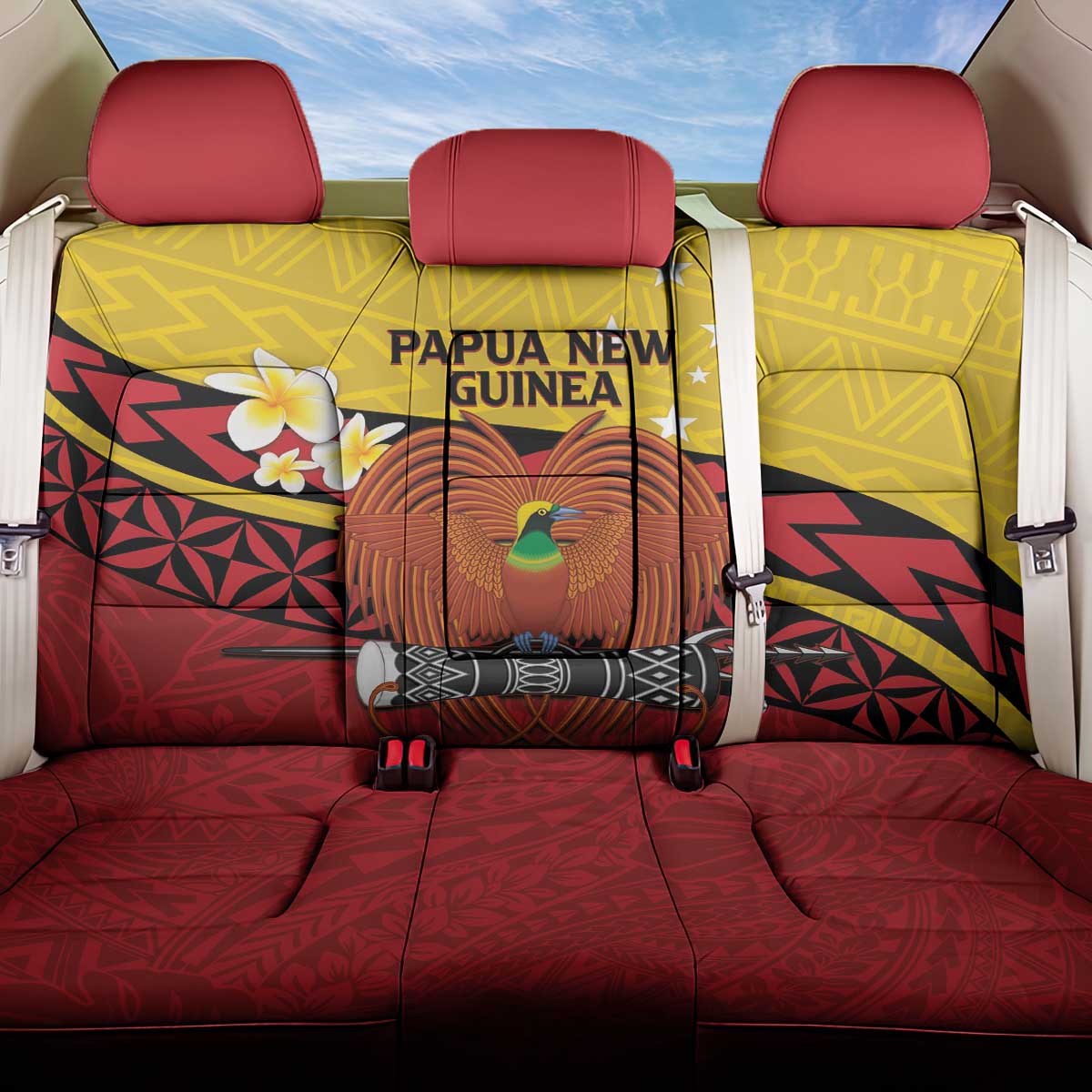 Papua New Guinea Independence Day Back Car Seat Cover Since 1975 Unity In Diversity