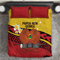 Papua New Guinea Independence Day Bedding Set Since 1975 Unity In Diversity LT14 Red - Polynesian Pride
