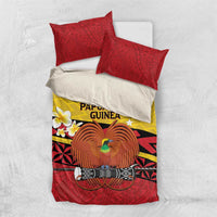 Papua New Guinea Independence Day Bedding Set Since 1975 Unity In Diversity LT14 US Twin 172cm x 218cm Red - Polynesian Pride