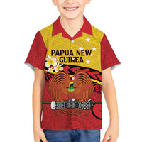 Papua New Guinea Independence Day Family Matching Tank Maxi Dress and Hawaiian Shirt Since 1975 Unity In Diversity