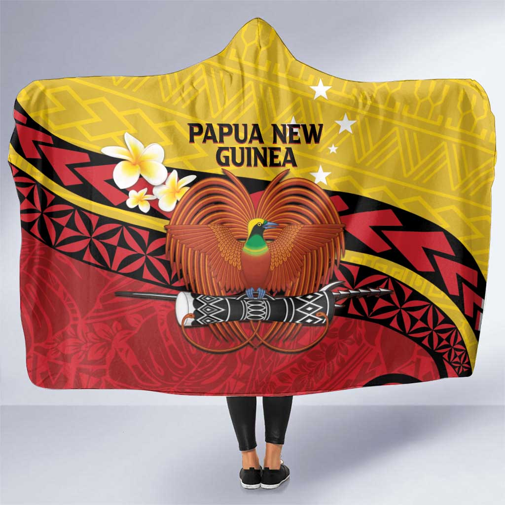 Papua New Guinea Independence Day Hooded Blanket Since 1975 Unity In Diversity