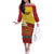 Papua New Guinea Independence Day Off The Shoulder Long Sleeve Dress Since 1975 Unity In Diversity