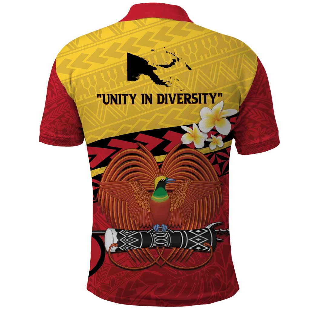 Papua New Guinea Independence Day Polo Shirt Since 1975 Unity In Diversity