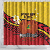 Papua New Guinea Independence Day Shower Curtain Since 1975 Unity In Diversity LT14 - Polynesian Pride