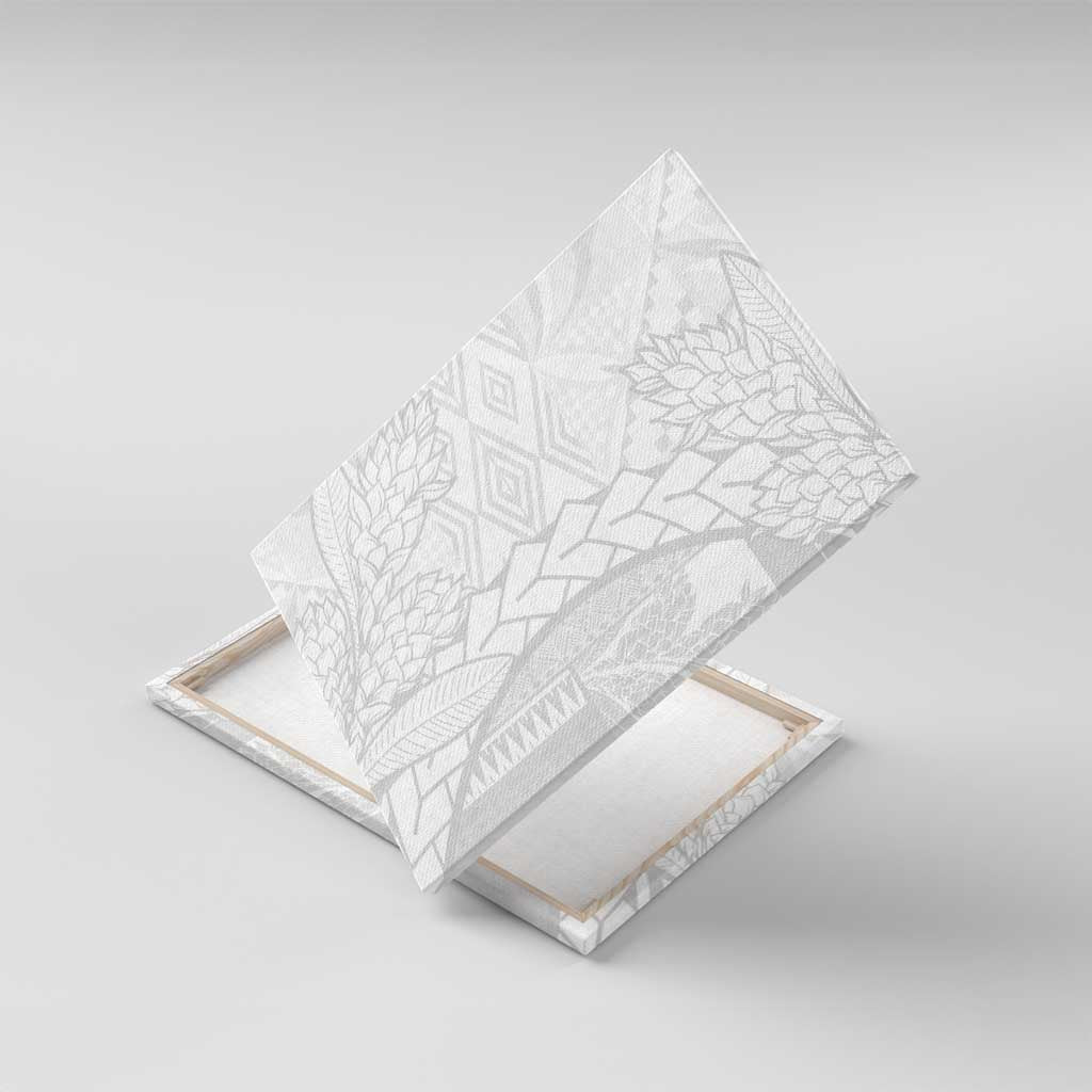 Samoa White Sunday Canvas Wall Art Lotu Tamaiti Siapo With Teuila