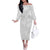 Samoa White Sunday Off The Shoulder Long Sleeve Dress Lotu Tamaiti Siapo With Teuila