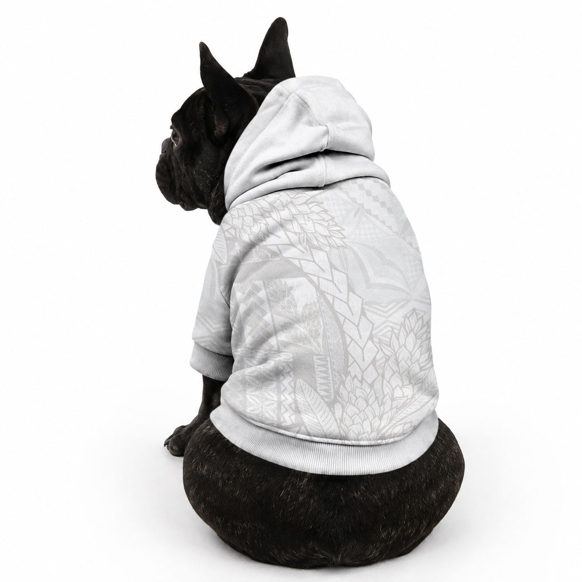 Samoa White Sunday Pet Hoodie Lotu Tamaiti Siapo With Teuila