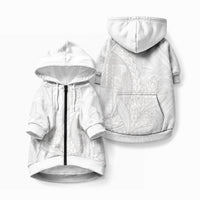 Samoa White Sunday Pet Hoodie Lotu Tamaiti Siapo With Teuila
