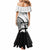 Fiji Rugby Mermaid Dress World Cup 2023 Go Champions Fijian Tapa Black Version LT14 - Polynesian Pride