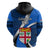 Fiji Rugby Hoodie World Cup 2023 Go Champions Fijian Tapa Blue Version LT14 - Polynesian Pride