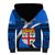 Fiji Rugby Sherpa Hoodie World Cup 2023 Go Champions Fijian Tapa Blue Version LT14 - Polynesian Pride