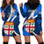 Custom Fiji Rugby Hoodie Dress World Cup 2023 Go Champions Fijian Tapa Blue Version LT14 - Polynesian Pride