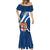 Custom Fiji Rugby Mermaid Dress World Cup 2023 Go Champions Fijian Tapa Blue Version LT14 - Polynesian Pride