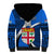 Custom Fiji Rugby Sherpa Hoodie World Cup 2023 Go Champions Fijian Tapa Blue Version LT14 - Polynesian Pride