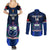 Custom Samoa Rugby Couples Matching Summer Maxi Dress and Long Sleeve Button Shirts World Cup 2023 Go Champions Manu Samoa LT14 - Polynesian Pride