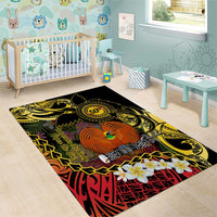 Papua New Guinea 50th Independence Anniversary Area Rug Independen Stet bilong Papua Niu Gini LT14 - Polynesian Pride
