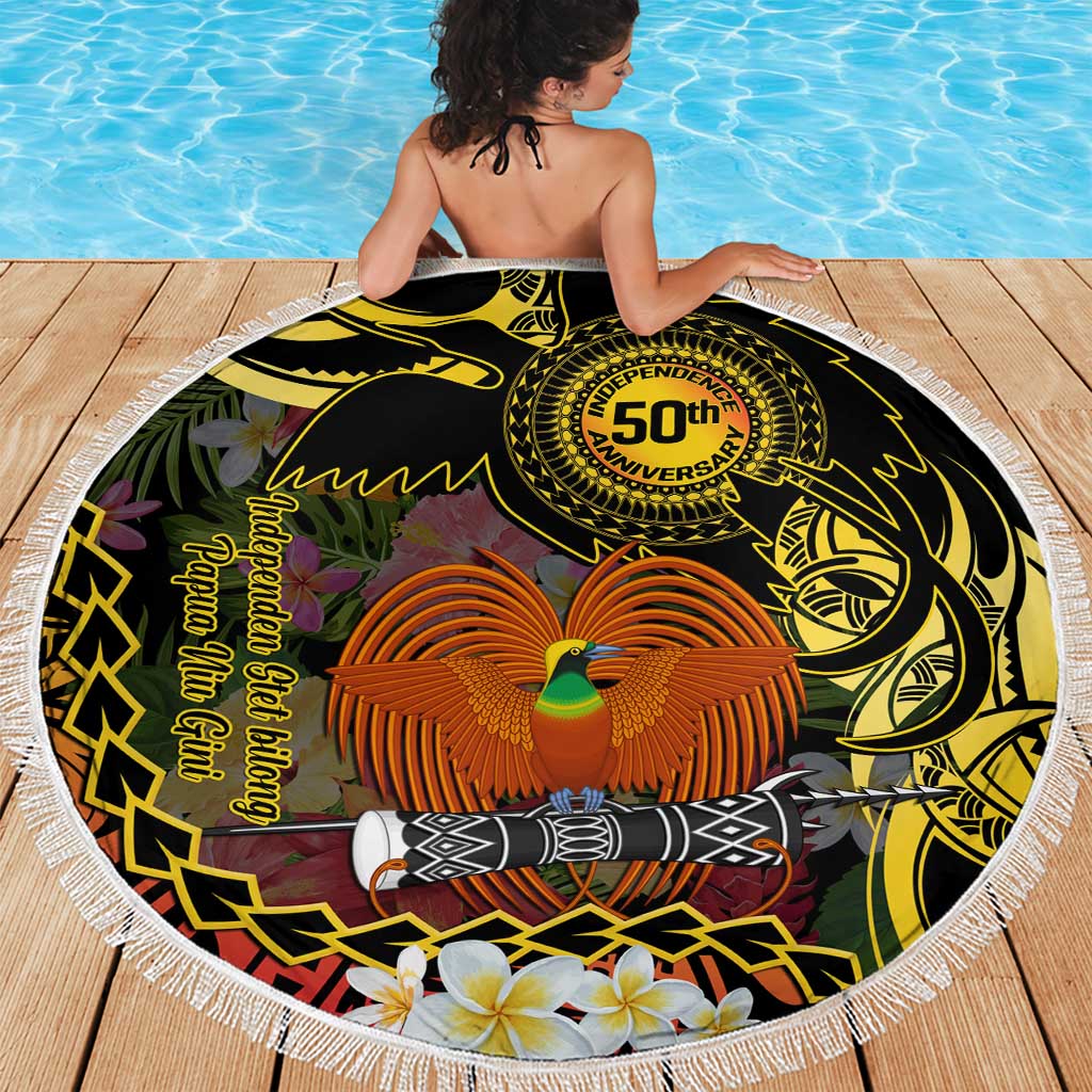 Papua New Guinea 50th Independence Anniversary Beach Blanket Independen Stet bilong Papua Niu Gini LT14 - Polynesian Pride