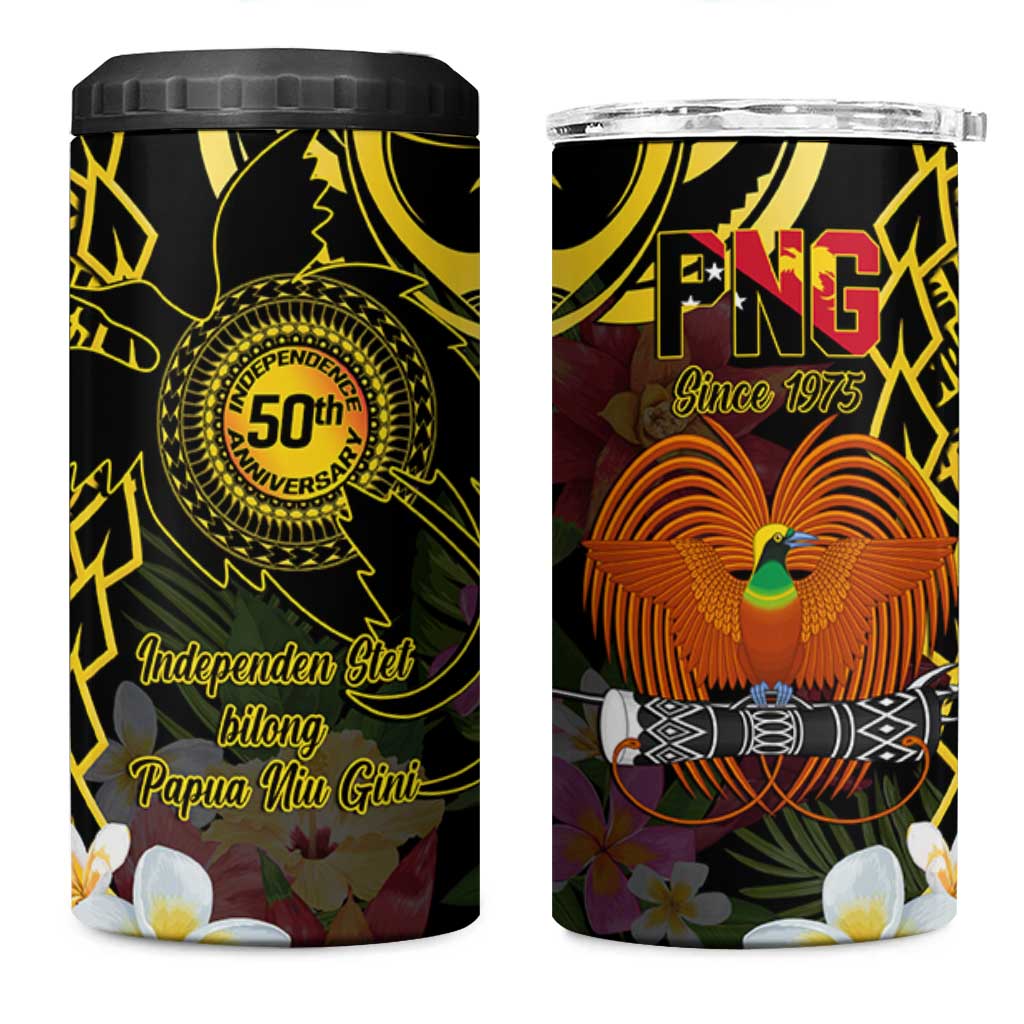 Papua New Guinea 50th Independence Anniversary 4 in 1 Can Cooler Tumbler Independen Stet bilong Papua Niu Gini LT14