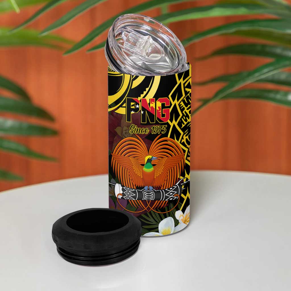 Papua New Guinea 50th Independence Anniversary 4 in 1 Can Cooler Tumbler Independen Stet bilong Papua Niu Gini LT14