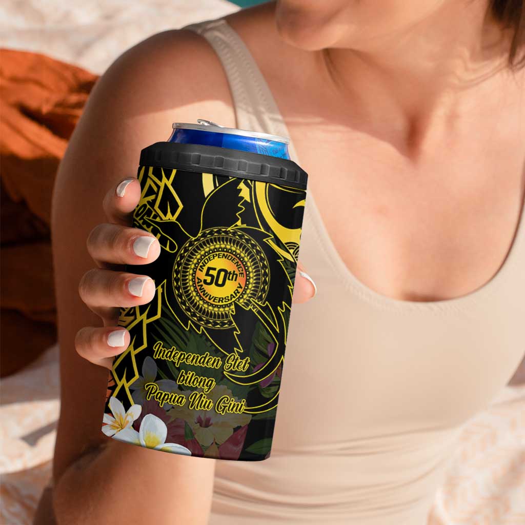 Papua New Guinea 50th Independence Anniversary 4 in 1 Can Cooler Tumbler Independen Stet bilong Papua Niu Gini LT14