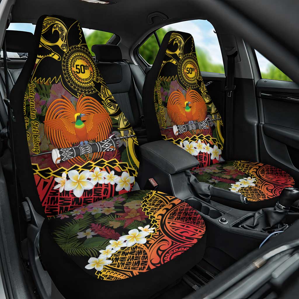 Papua New Guinea 50th Independence Anniversary Car Seat Cover Independen Stet bilong Papua Niu Gini LT14