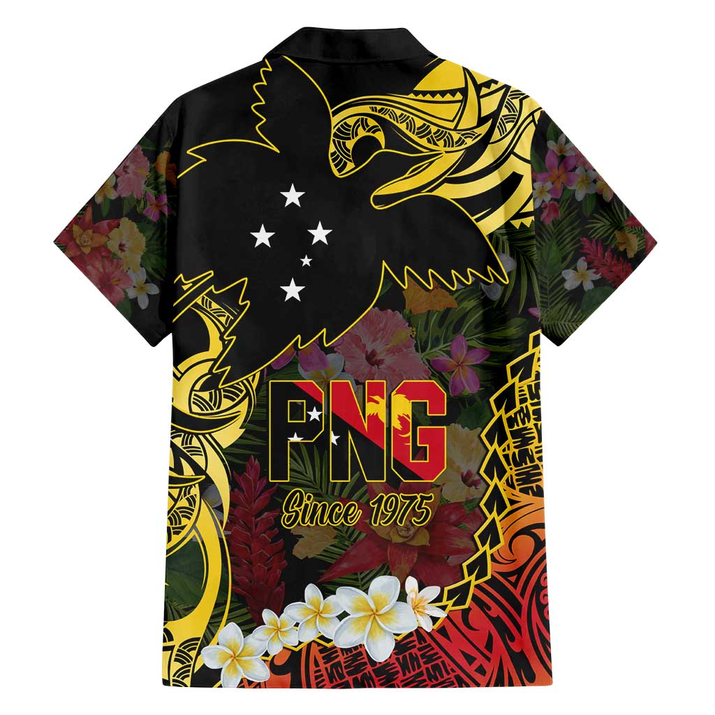 Papua New Guinea 50th Independence Anniversary Family Matching Off Shoulder Maxi Dress and Hawaiian Shirt Independen Stet bilong Papua Niu Gini LT14 - Polynesian Pride