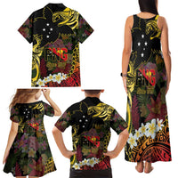 Papua New Guinea 50th Independence Anniversary Family Matching Tank Maxi Dress and Hawaiian Shirt Independen Stet bilong Papua Niu Gini LT14 - Polynesian Pride